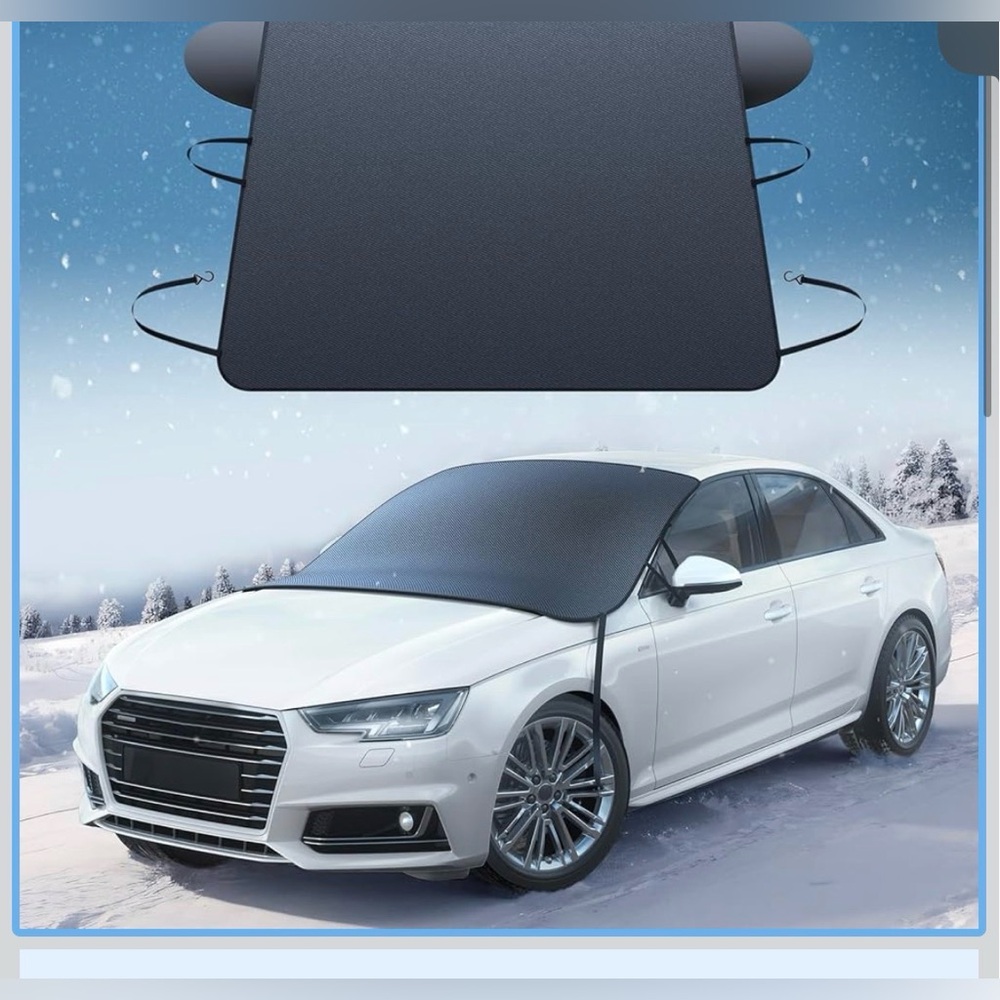 Black Car Windshield Sunshade